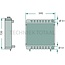 GRANIT Radiateur Massey Ferguson 3070–3095, 3115, 3120 - 74715065, 3382795M93, 440065N