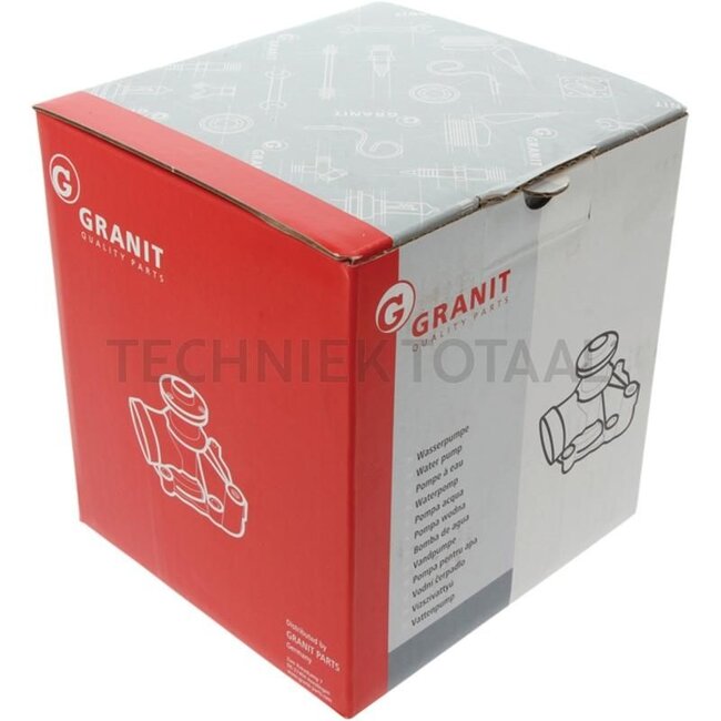 GRANIT Waterpomp met aansluitflens en afdichting motor Ford, Fiat, Renault | 1940105, 1930196, 1930445, 98465322