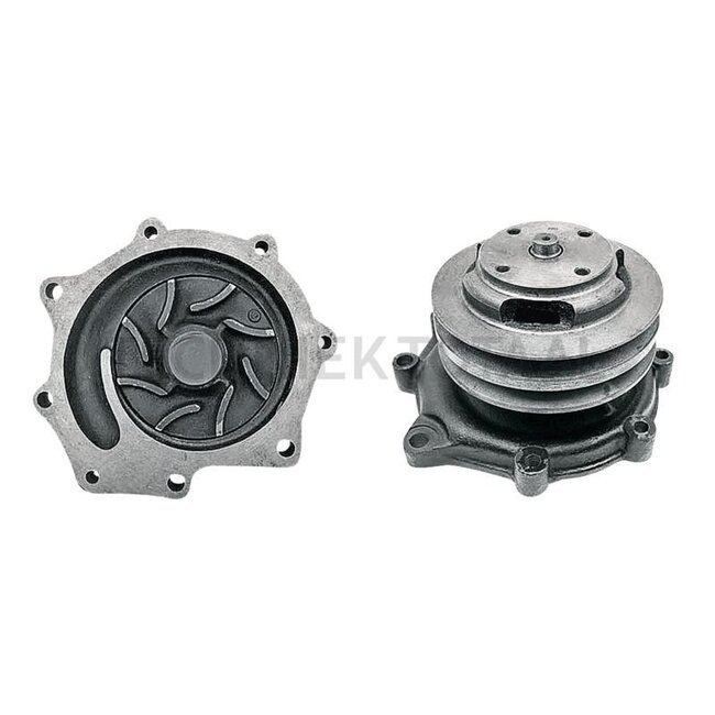 GRANIT Water pump with double pulley and seal Ford, New Holland | 87800109, 83926001, EAPN 8A 513E