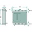 GRANIT Radiateur Fiat 780–980, 55-90–110-90, 85-55–100-55 - 74717025, 5156059, 5167365, 5143884, 5143883, 5156061, 4997296, S5156059