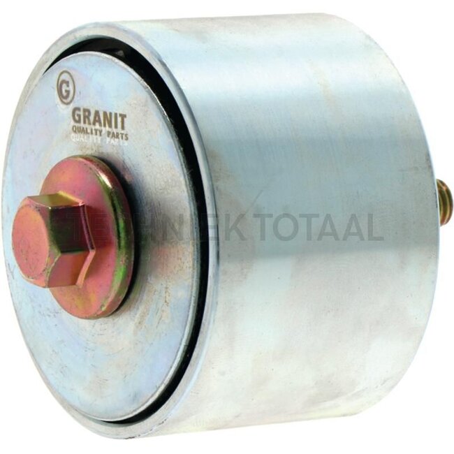 GRANIT Umlenkrolle - 74717224, 504356034, I504356034 | Höhe: 47 mm | Riemenscheiben-Ø: 74 mm | Einbauort: Cursor 9