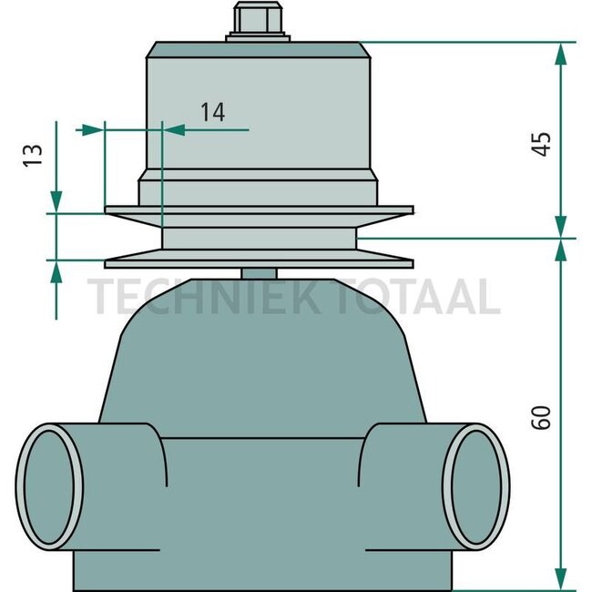 Water pump with seal Manitou A3.152, AD3.152 | 123100200