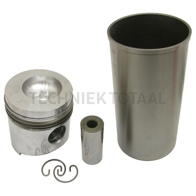 KS Zuiger en cilinderset 4 veren, Ø: 105 mm, pistonpen Ø: 35 x 82 mm, verbrandingskamer Ø: 62 mm - 75760003, 7701032472, 7701023376