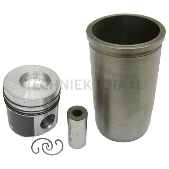 KS Kolbensatz kpl. 3 Ringe, Ø 105 mm, Bolzen Ø 35 x 82 mm, Brennraum Ø 57,5 mm - 75760004, 130100040723+130142030703