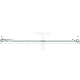 Fuel line Ø 14 mm, 550 mm