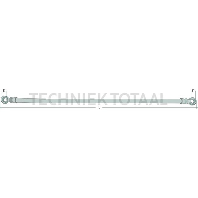 GRANIT Brandstofleiding - 374530111 | D: 14 mm | L: 550 mm