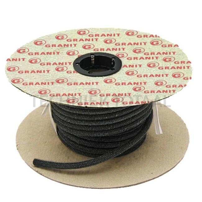 GRANIT Lekolieslang - 374603500 | Uitvoering: Slang van synthetisch rubber, een gevulkaniseerd textielvlechtwerk Let op! Niet gebruiken als drukslang! | Binnen-Ø: 3,2 mm | Buiten-Ø: 7 mm | NW: 1 | DIN: 6806 | Rol: 20 m | Slangtype: GCK