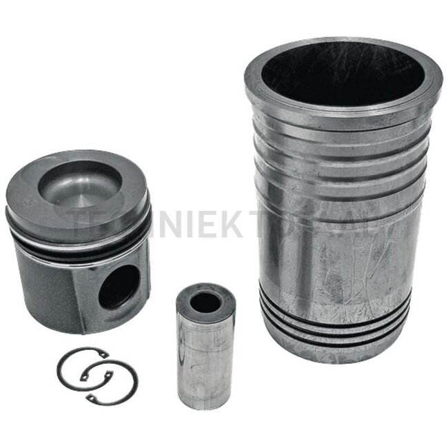 GRANIT Kolbensatz kpl. 3 Ringe, Ø 108 mm, Bolzen Ø 40 x 90 mm, Brennraum Ø 64,50 mm, Brennraumtiefe 19 mm, Feuerring 1 mm, Wird ohne O-Ring geliefert! - 380002001, 162000040763 + 162000030700, V836659702, V836640073 + V836640126 + V836673191 | Abmessung: 3 Ringe