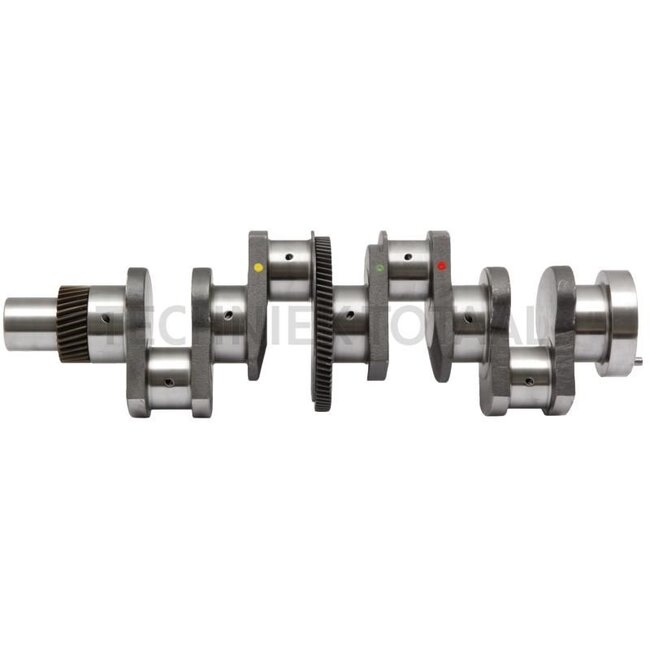 GRANIT Crankshaft 4-cylinder Standard, Incl. gear wheel, Tooth flank height 15 mm - 380002261, 3132968R93, 1329196C1, 3132968R92, 3132968R91 | Notes: Please follow the instructions in the installation guide. Please complete the test instruction report contained