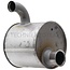 GRANIT Uitlaatdemper John Deere 6510-6910S, SE6510, SE6610