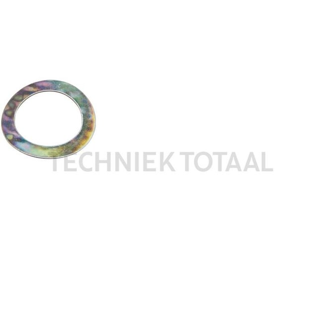GRANIT Onderlegschijf voor tuimelaaras - Afmetingen 20,65 x 29,46 x 0,5 mm