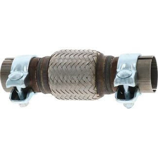 GRANIT Flexibel uitlaatstuk Ø 45,5 / 67 mm, 210 mm, met sleuf en klemmen