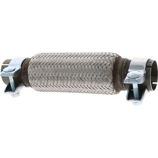 GRANIT Flexibel uitlaatstuk met klemmen Ø 50,5 / 77 mm - 300 mm