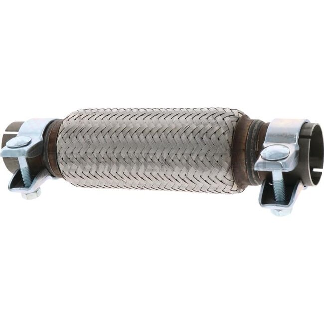 GRANIT Flexrohrverbinder geschlizt mit Schellen - 380991050 | Innen-Ø: 50,5 mm | Außen-Ø Flexteil (mm), Toleranz +/- 3mm: 77 | Länge: 300 mm | Länge Flexteil: 200 mm