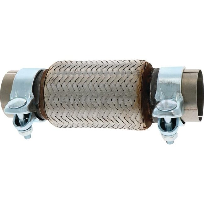 GRANIT Flexrohrverbinder geschlizt mit Schellen - 380991051 | Innen-Ø: 60,5 mm | Außen-Ø Flexteil (mm), Toleranz +/- 3mm: 87 | Länge: 250 mm | Länge Flexteil: 150 mm