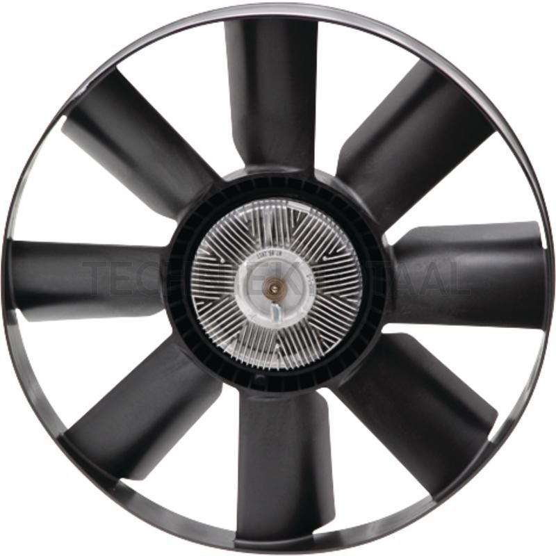 Borg Warner Koelventilator inclusief vloeistofkoppeling Ø 600 mm Valtra-Valmet | V836864230, V836864264