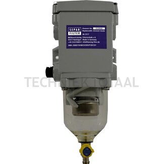 Waterafscheider SKW-2000/10/H 24 V 300 W met verwarming, 10 l/min
