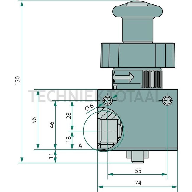Hand ventilation pump EVO HFP 25