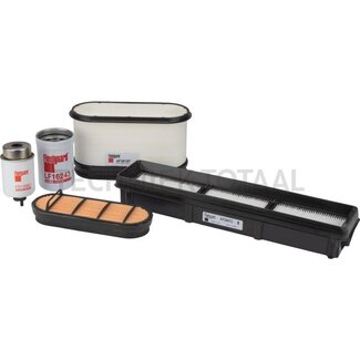 FLEETGUARD Filterset 2x lucht-, motorolie-, brandstofvoor-, cabinefilter