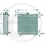 GRANIT Radiateur 5 rijen 620 x 800 x 120 mm Valtra-Valmet 8350-8550 | V33098510, V33098500, V33070500