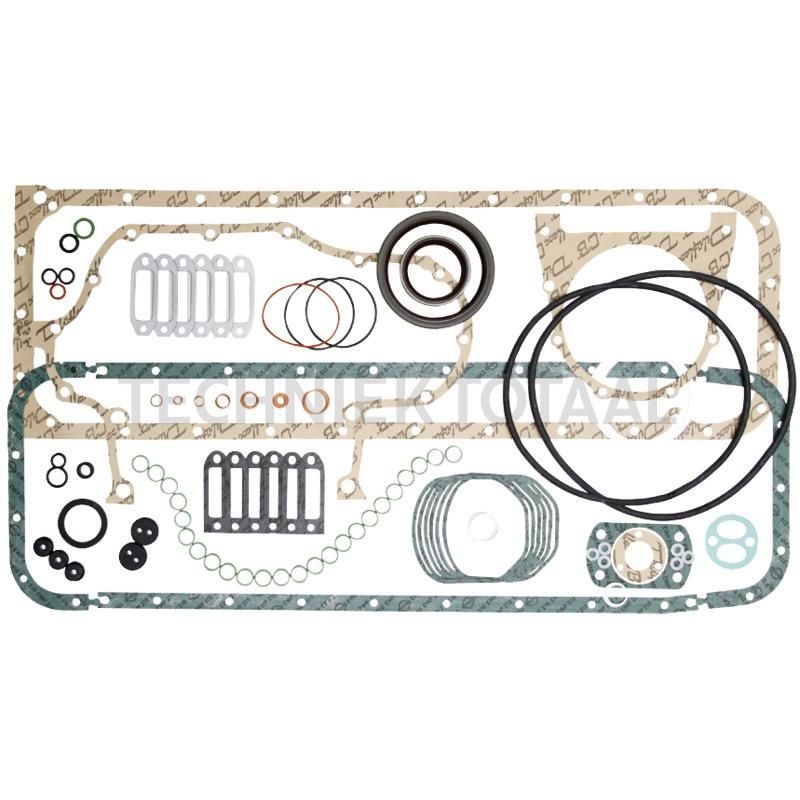 Afdichtset boven en onder 6 cilinders Deutz F6L913 | 02931405, 0210278, 02929654, 02931314