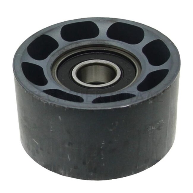 Dayco Umlenkrolle - 8620002087, 87840244 | Riemenscheiben-Ø: 74 mm | Höhe 1: 39,25 mm | Höhe 2: 39,25 mm | Gewicht: 0,64 kg