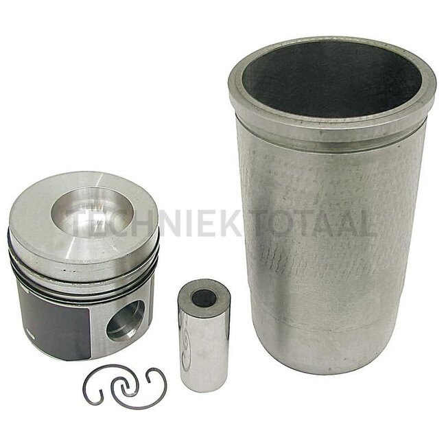 KS Kolbensatz kpl. 3 Ringe, Ø 105 mm, Bolzen Ø 35 x 82 mm, Brennraum Ø 57,5 mm, Brennraumtiefe 22,3 mm, Feuerring 1 mm, Wird ohne Pleuellager geliefert! - 75790031960, 130100040723+130142030703 | Abmessung: 3 Ringe, Ø 105 mm, Bolzen Ø 35 x 82 mm, Brennraum Ø