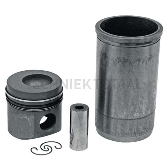 KS Piston set complete 3 rings, Ø 105 mm gudgeon pin Ø 35 x 82 mm combustion chamber Ø 57.5 mm combustion chamber depth 20.8 mm combustion ring 1 mm supplied without connecting rod bearing