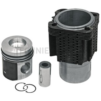 KS Kolbensatz kpl. 3 Ringe, Ø 102 mm, Bolzen Ø 40 x 80 mm, Brennraum Ø 58,4 mm, Brennraumtiefe 17,6 mm, Ringträgerkolben,, Kolben mit Kühlkanal