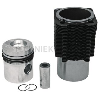 KS Kolbensatz kpl. 4 Ringe, Ø 100 mm, Bolzen Ø 35 x 80 mm, Brennraum Ø 55 mm, Brennraumtiefe 15,7 mm