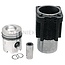 KS Zuiger en cilinderset 3 veren, Ø: 100 mm, pistonpen Ø: 35 x 80 mm, verbrandingskamer Ø: 55 mm, verbrandingskamerdiepte 15,7 mm, wordt zonder drijfstanglager geleverd! - 75792815960, 04231966, 02231924, 04157763 | Afmetingen: 3 veren, Ø: 100 mm, pistonpen