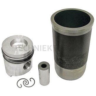 KS Piston set complete Ø 100 mm, piston pin 35 x 82 mm, Fendt, Renault