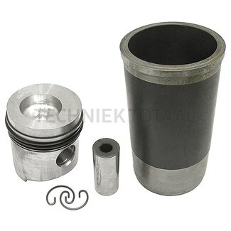 KS Kolbensatz kpl. 3 Ringe, Ø 100 mm, Bolzen Ø 38 x 82 mm, Brennraum Ø 59,5 mm, Brennraumtiefe 24 mm, Ringträgerkolben, Feuerring 1 mm