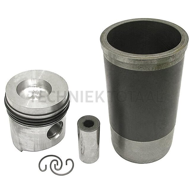 KS Piston set complete 3 rings, Ø 100 mm, gudgeon pin Ø 38 x 82 mm, combustion chamber Ø 59.5 mm, combustion chamber depth 24 mm, ring carrier piston, combustion ring 1 mm - 75793445970, 3218915R95, 87555998 | Dimensions: 3 rings, Ø 100 mm, Gudgeon pin Ø 38