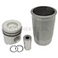 KS Zuiger en cilinderset 3 veren, Ø: 106,5 mm, pistonpen Ø: 34,93 x 84,4 mm, verbrandingskamer Ø: 58,4 mm, verbrandingskamerdiepte 18,75 mm, met ingegoten zuigerveerzitting, o-ring in het blok - 75793757960, RE24458, RE24539, RE18694 | Afmetingen: 3 veren, Ø