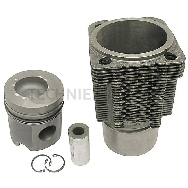 KS Piston set, complete 3 rings, Ø 102 mm, pin Ø 35 x 80 mm, combustion chamber Ø 56 mm, combustion chamber depth 17.0 mm, without cooling channel, supplied without connecting rod bearing - 099343960