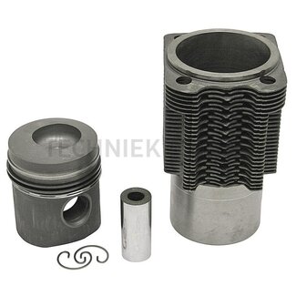 KS Kolbensatz kpl. 3 Ringe, Ø 102 mm, Bolzen Ø 35 x 80 mm, Brennraum Ø 70 mm, Brennraumtiefe 10,93 mm, Ringträgerkolben, Kolben mit Kühlkanal, Wird ohne Pleuellager geliefert!