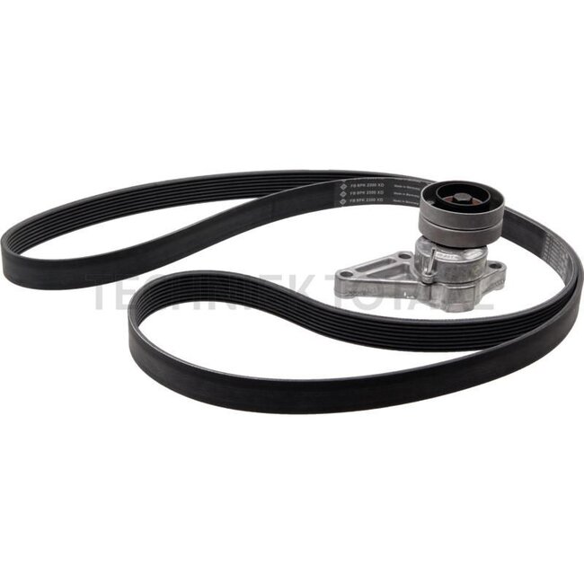 GRANIT Belt kit - 747529400710, AL111330 + L115659, 529400710 | Version: With compressed air and air conditioning system including mechanical belt tensioner | Contents: Belt tensioner, belt | Belt length: 2300 mm | Ribs: 8 n