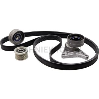 GRANIT Multiriem-set poelie en spanrol met luchtdruk, zonder airco, 2385 mm