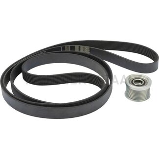 GRANIT Multiriem-set met airco en luchtdruk, 90-120A dynamo, 3021 mm