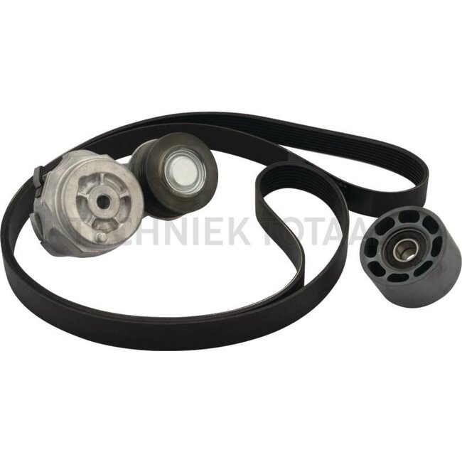 GRANIT Multiriem-set - 747529412710, 02/912216, 02/912017, 02/912539 | Bestaat uit: Riemspanner, spanrol, riem | Lengte riem: 2146 mm | Ribben: 8 n