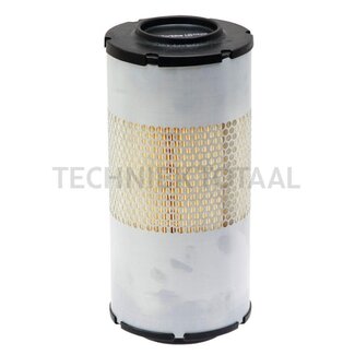 Perkins Luchtfilter Ø 147 mm, binnen-Ø 76 mm, lengte 319,5 mm Perkins
