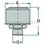 MANN-FILTER Ventilation filter M14 x 1,5, Ø 45 mm, height 47 mm | 4500162155