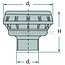 MANN-FILTER Be- Entlüftungsfilter - Nenndurchfluss ca, 0,2 m¬≥/min., Öffnungsdruck 0,85 bar, d1 G 3/4" mm - 09832114