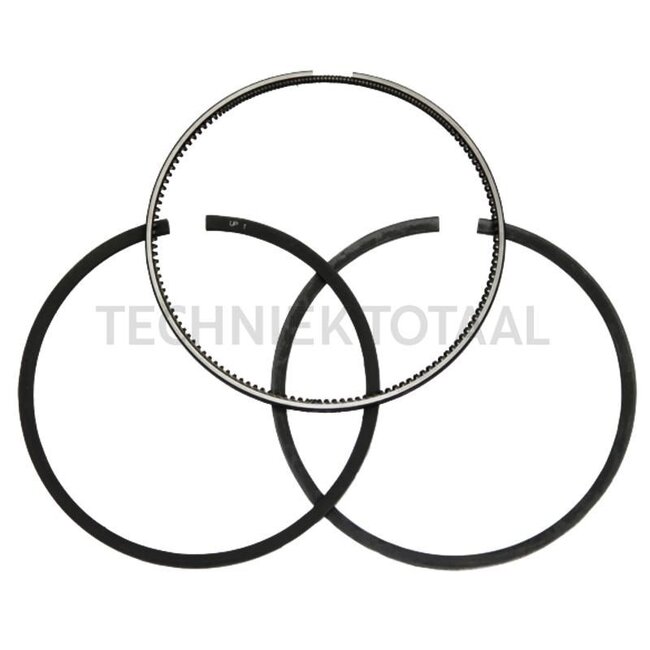 KS Piston ring set 3 rings, Ø 102 mm 2.94 mm (trapezoid ring) / 3 mm (trapezoid ring) / 3.5 mm - 8-744700-00, 08-744700-00