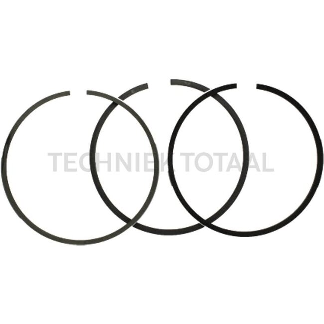 KS Zuigerverenset 3 veren, Ø: 94 mm, 3 mm (trapeziumring) / 2 mm / 3 mm - 757800012310000