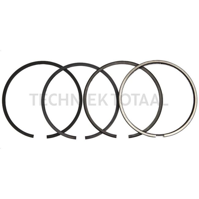 KS Piston ring set 4 rings, Ø 100 mm 3 mm (trapezoid ring) / 2,5 mm / 2,5 mm / 5 mm - 02233074, 01171722