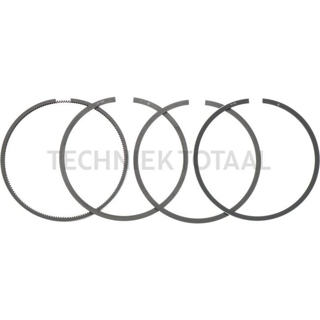 KS Piston ring set 4 rings, Ø 100 mm, 2.75 mm (trapezoidal ring) / 2 mm / 2 mm / 4 mm - 8-279400-00, 08-279400-00
