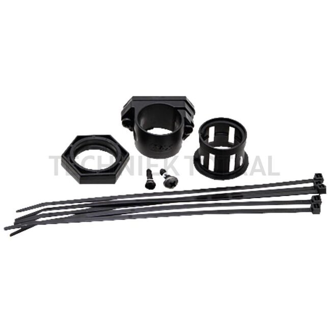GRANIT Mounting set Pro, complete - 380C1559102 | Version: From Calix comes a new, smaller and more flexible mounting block and a new, flatter plastic nut for installing the fitting cable MK. The mounting set boasts a reworked mounting block and the new nut whic