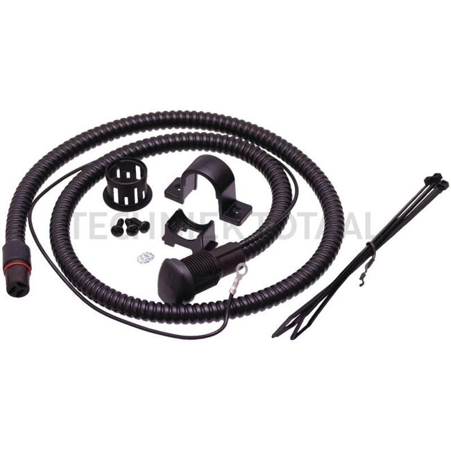 GRANIT Installation cable There are two ways to install the mini contact plug. Firstly, it can be attached to the radiator grille or the vehicle‚Äôs air intake using a mounting block. Secondly, a hole can be drilled using a hole saw (see Calix tools). Both metho